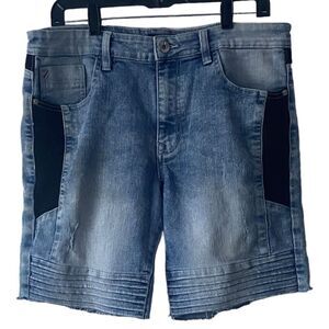 Southpole Y2K Distressed Denim Jean‎ Shorts